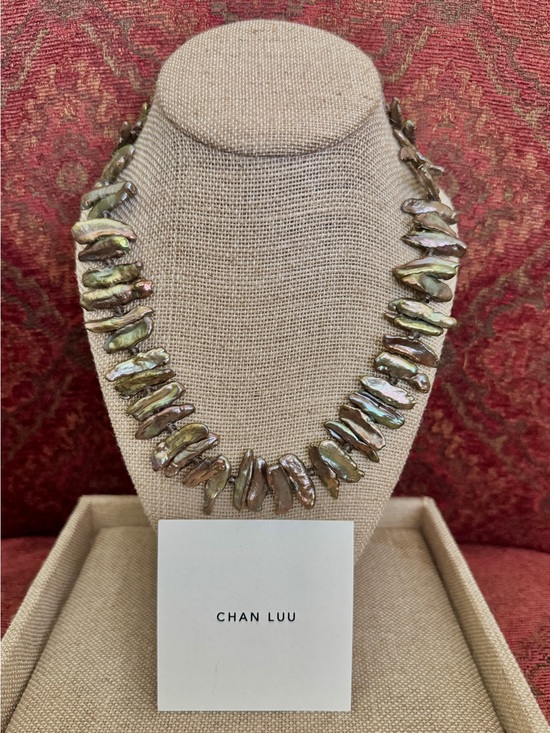 Chan Luu Jewelry - Chan Luu Signature $485 Bronze Biwa Pearl Sterling Necklace ~ Gorgeous 🌺 ~ MINT!